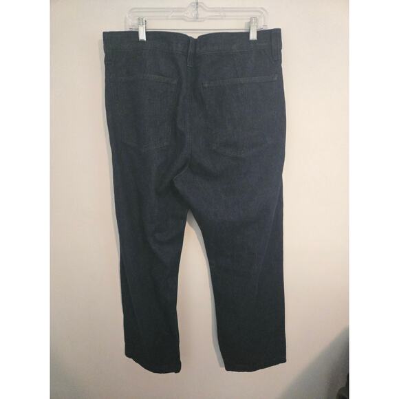 NWT Madewell Pleated Denim Pants in Northbrook Wash size 35x31 - Picture 3 of 4